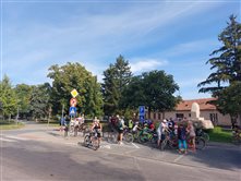 Výlet na bicykloch 2022 - dekoratívna grafika